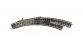 FL9175 Aiguillage courbe, commande manuelle, 111 mm